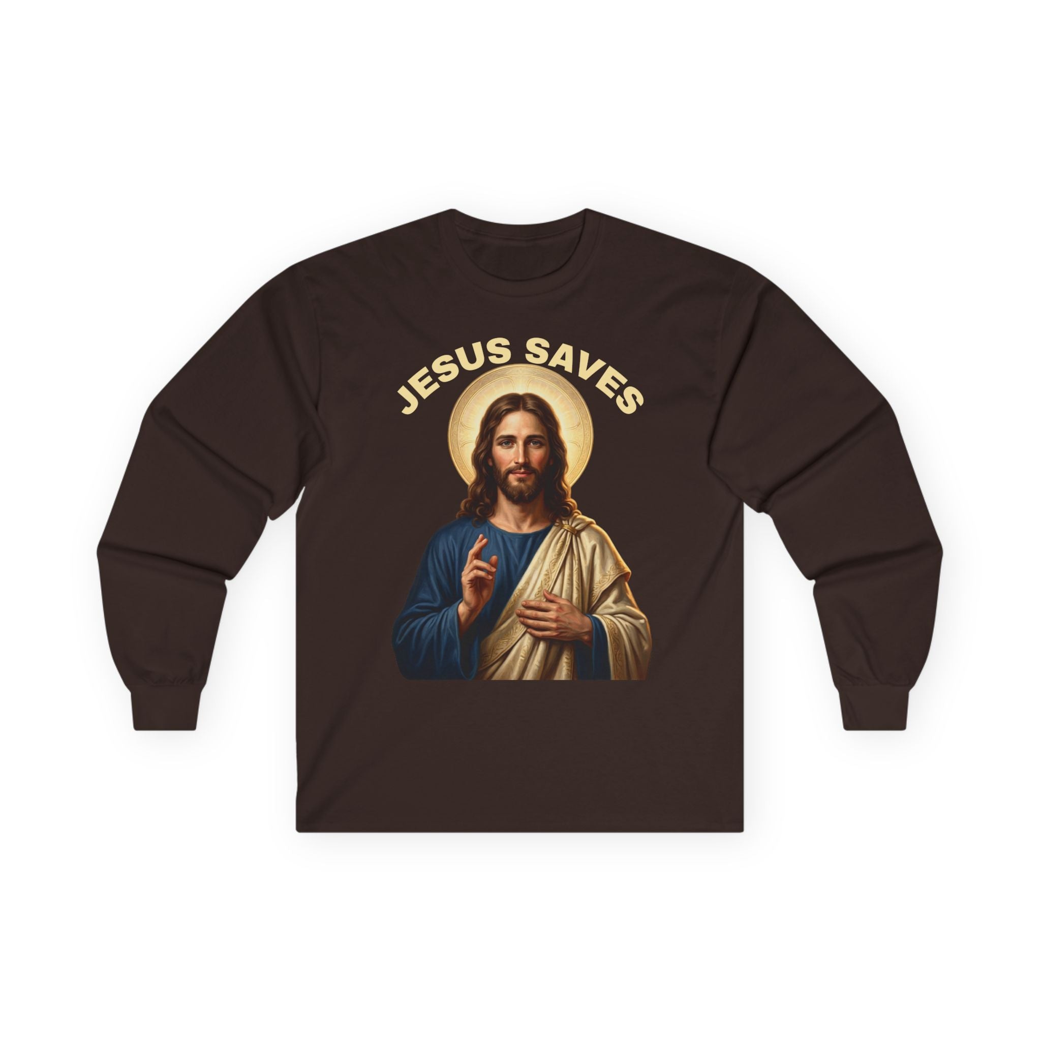 Jesus Saves Unisex Ultra Cotton Long Sleeve Tee