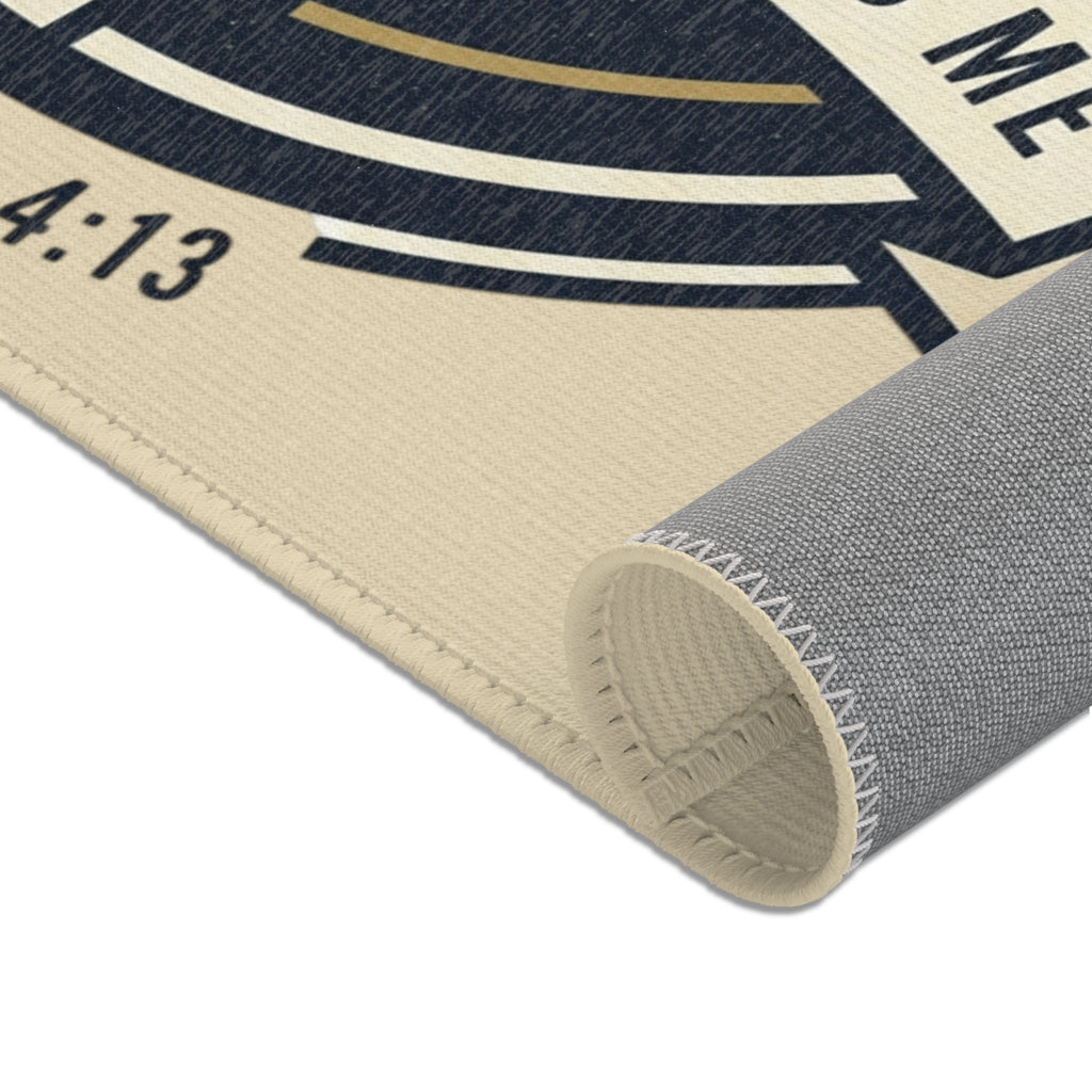 "I Can Do All Things Through Christ"(Philippians 4:13) Area Rug