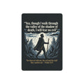 Psalm 23:4 Inspirational Wall Art - Metal Sign