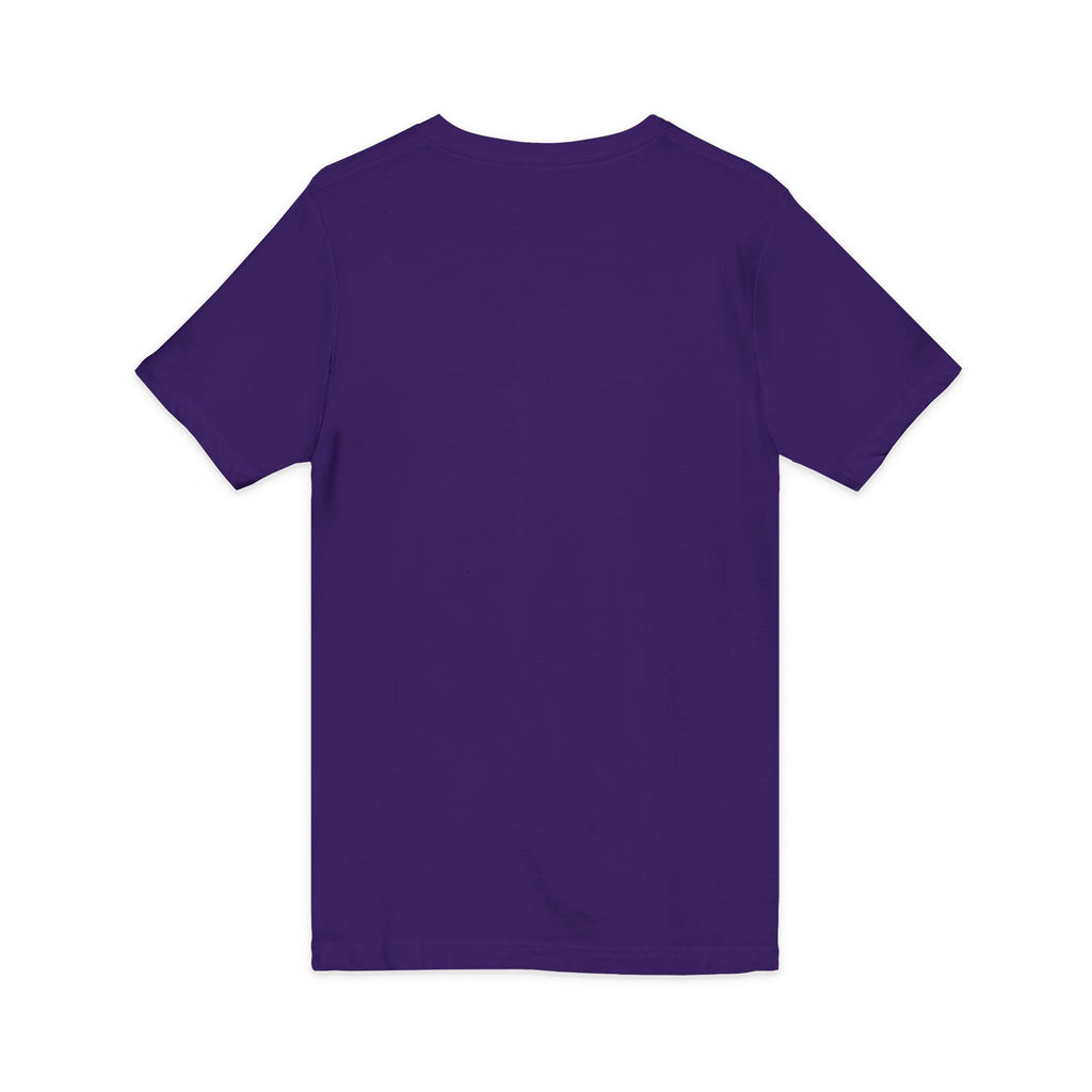 "Yea, though I walk... I will fear no evil" - Unisex Jersey Sleeve V-Neck Tee