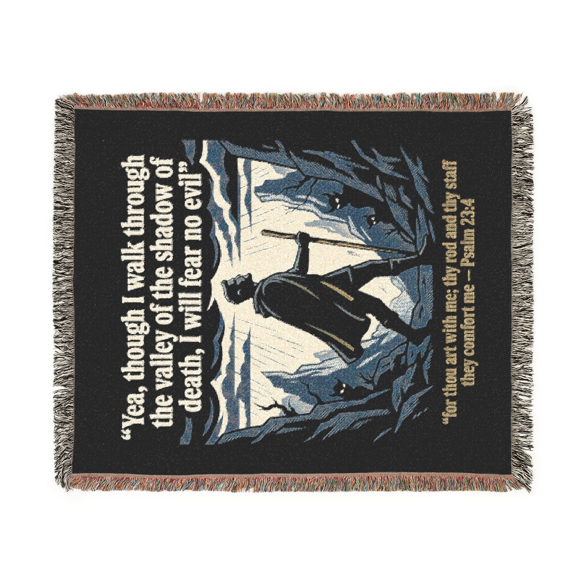"I Can Do All Things Through Christ" - Woven Blanket