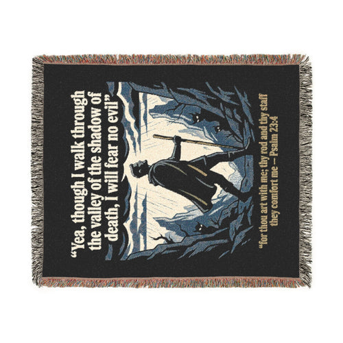 "I Can Do All Things Through Christ" - Woven Blanket