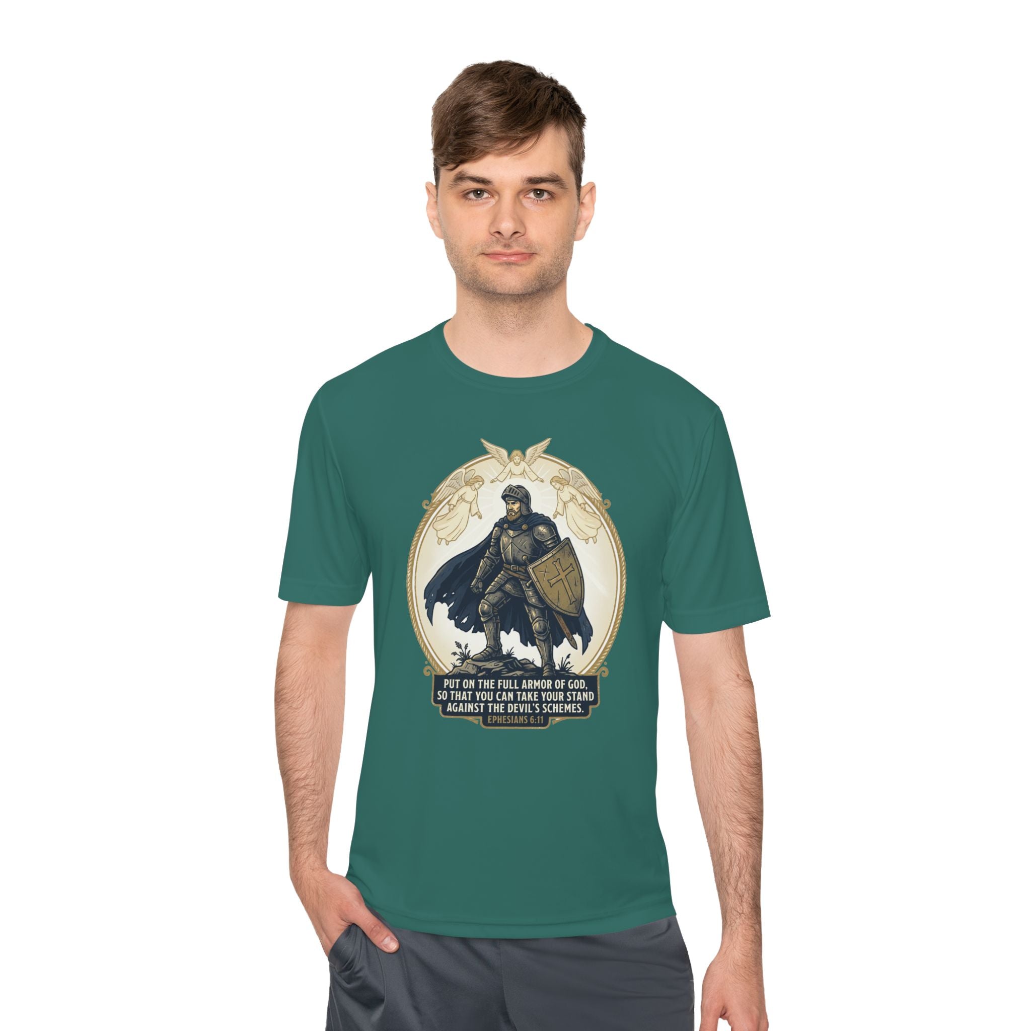 “Put on the Full Armor of God” Unisex Moisture‑Wicking Tee
