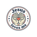Jesus Loves Me Graphic — Kiss-Cut Vinyl Sticker