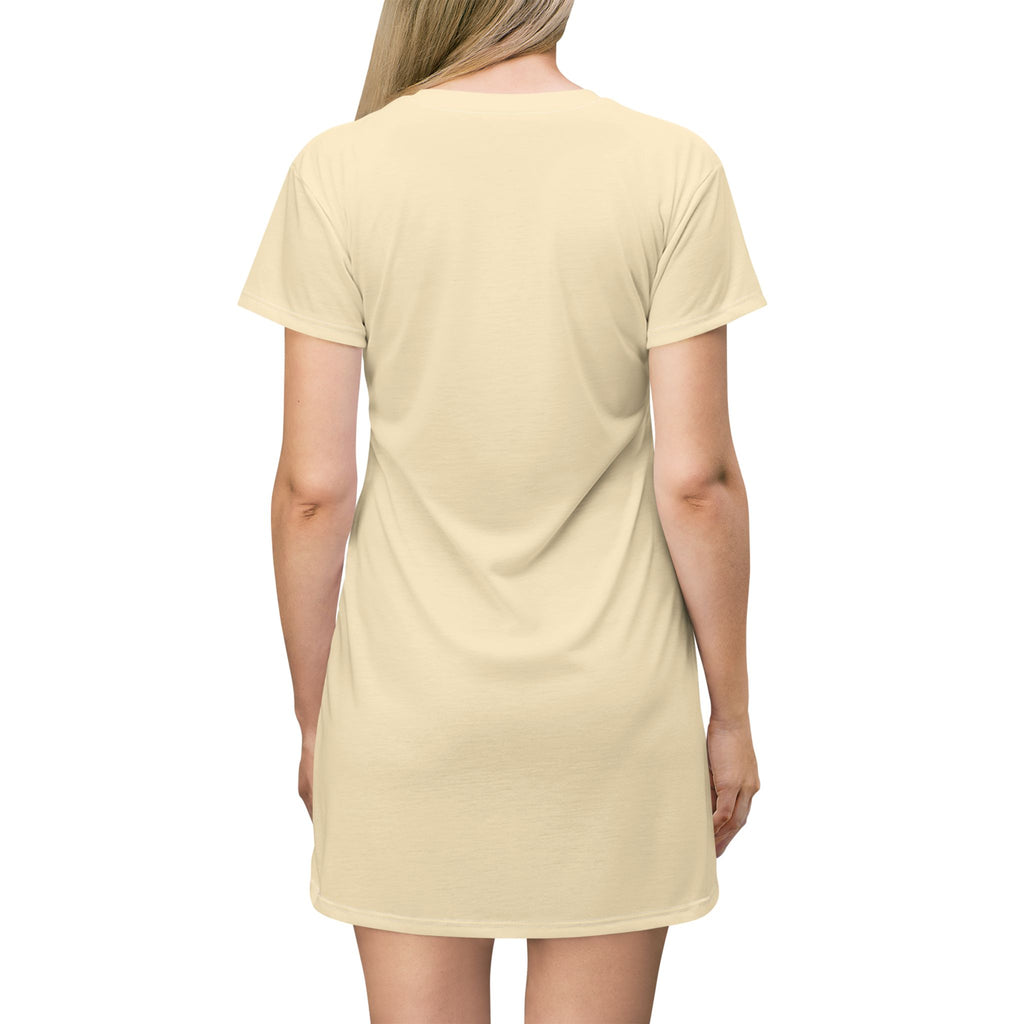 Have Faith and Chill T-Shirt Dress (AOP)