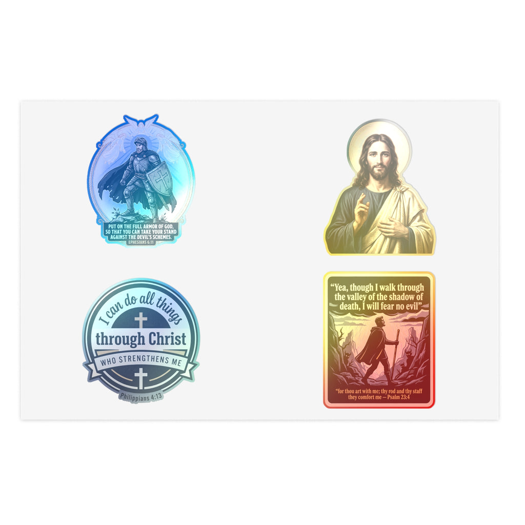 Christian Faith Scripture Graphics - Vinyl Sticker Sheets