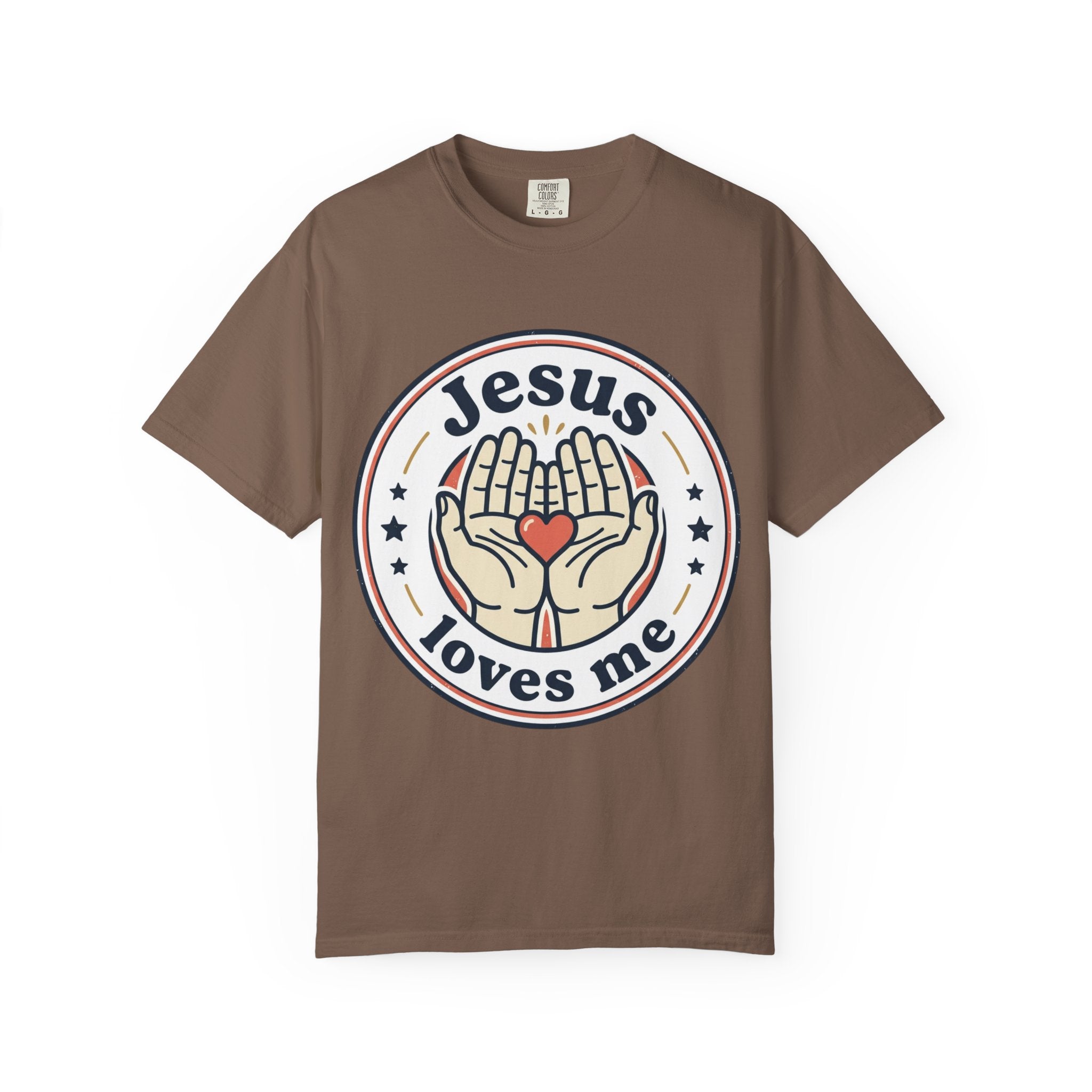 Unisex Garment-Dyed T-shirt | Jesus Loves Me Graphic