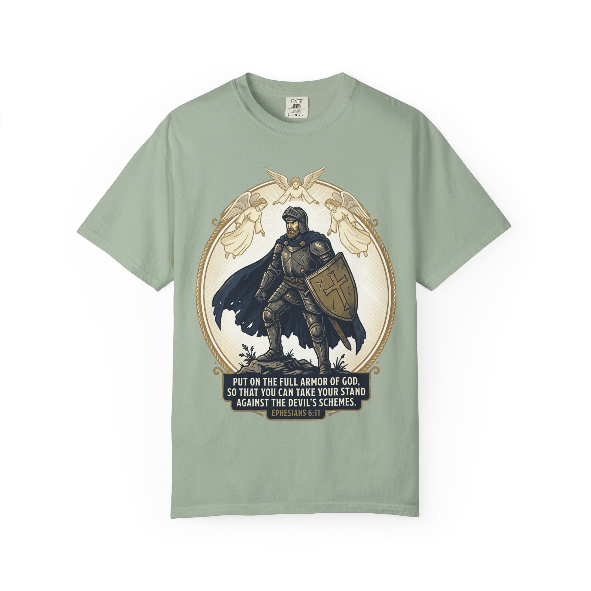Armor of God T-Shirt -  Unisex Garment-Dyed Tee