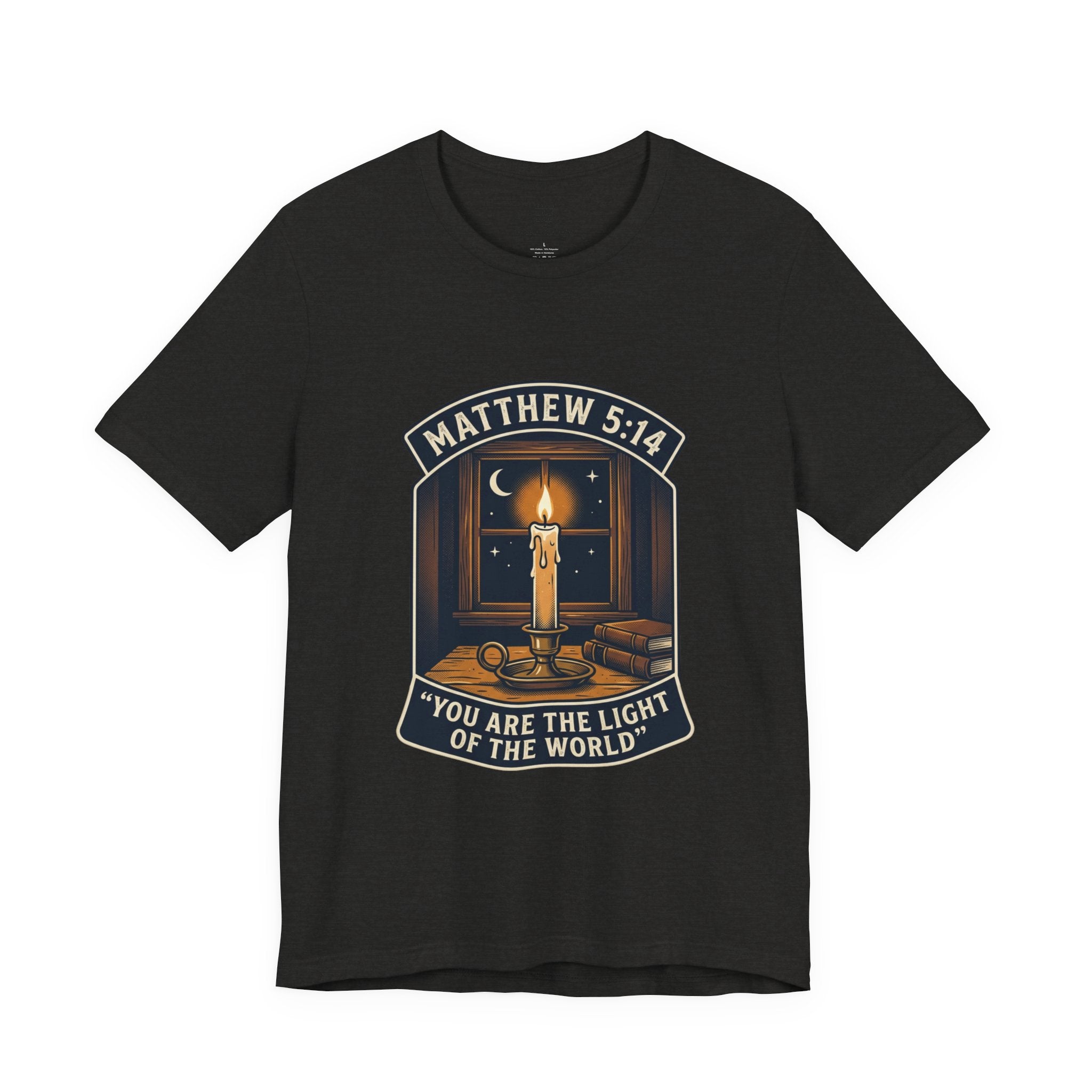"You Are the Light of the World" Christian Tee  — Unisex Jersey Short Sleeve Tee