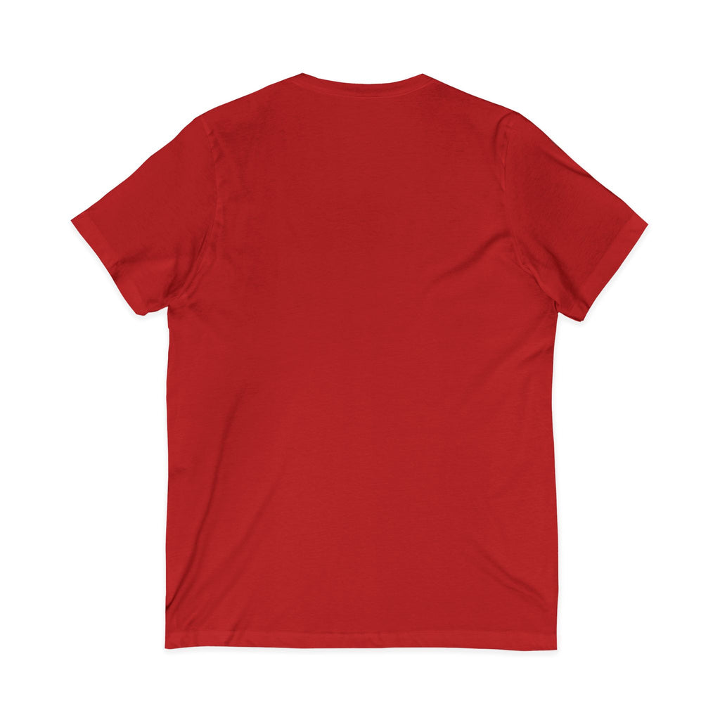 "Yea, though I walk... I will fear no evil" - Unisex Jersey Sleeve V-Neck Tee