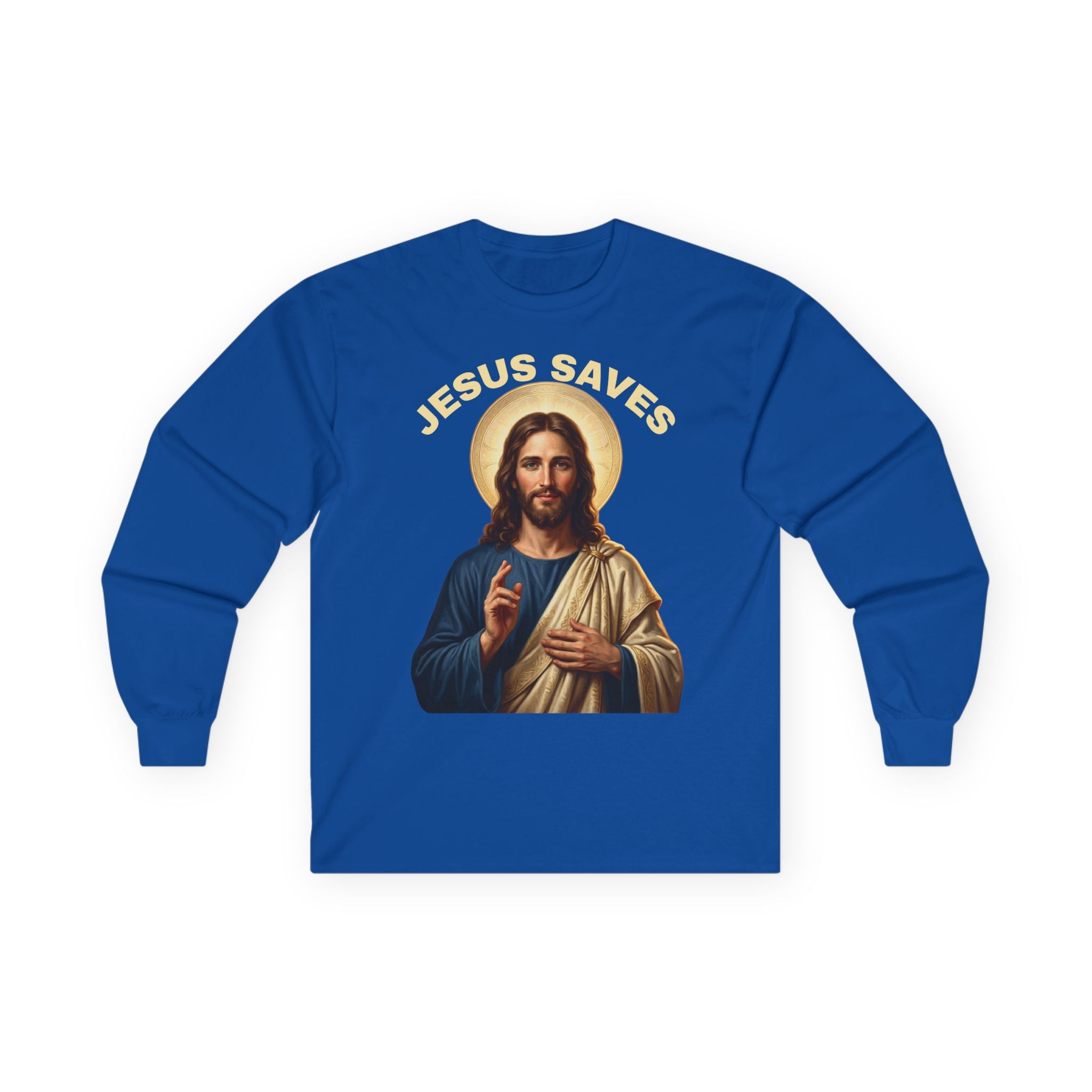 Jesus Saves Unisex Ultra Cotton Long Sleeve Tee