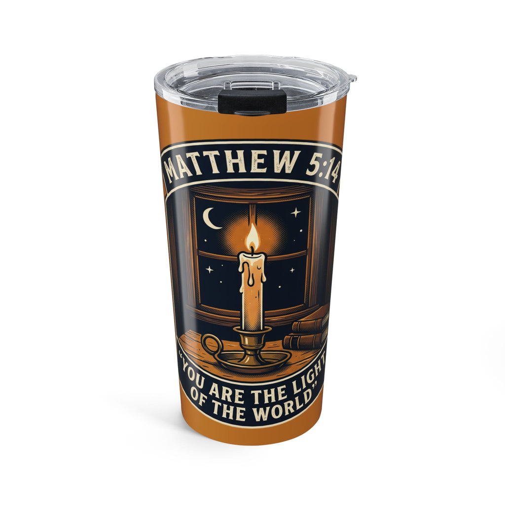Matthew 5:14 Graphic —  20oz Stainless Steel Tumbler