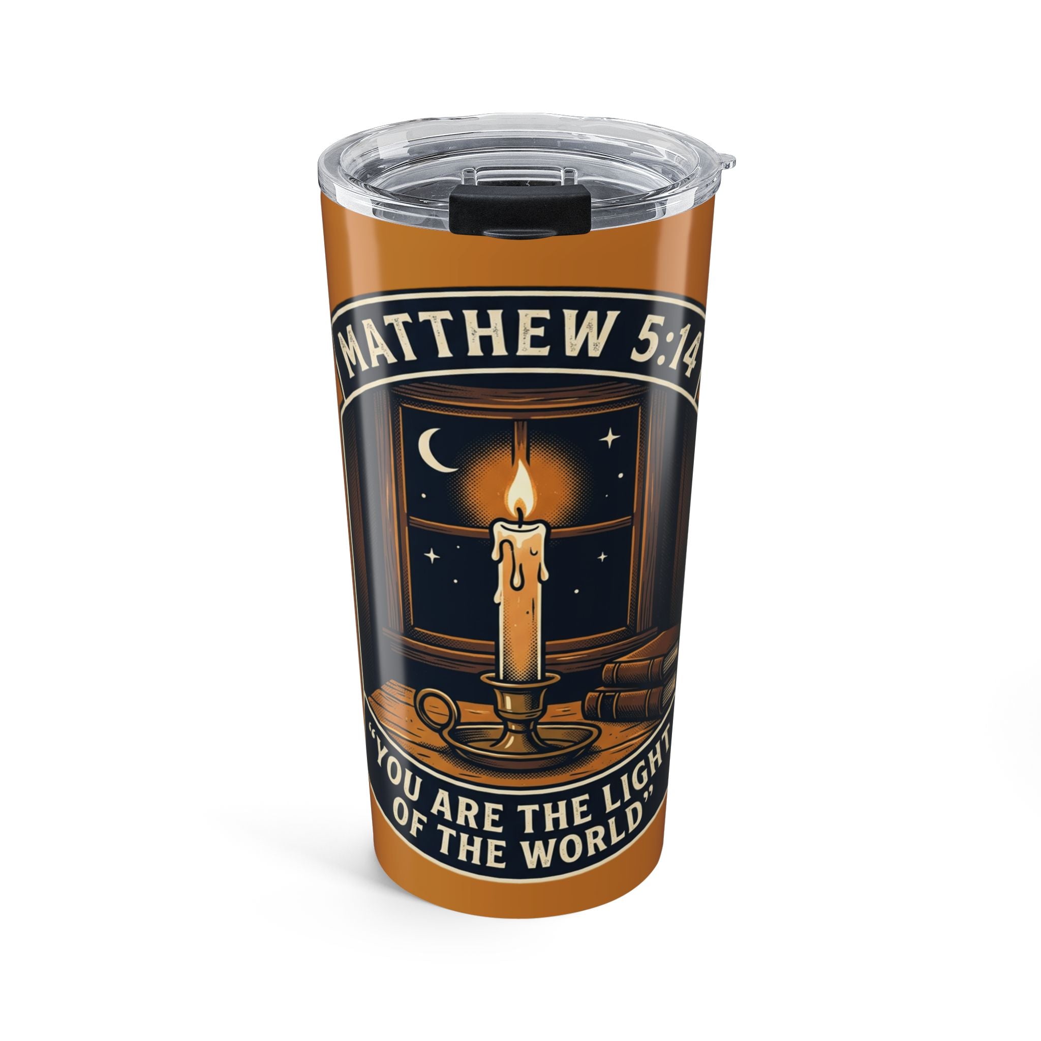 Matthew 5:14 Graphic —  20oz Stainless Steel Tumbler