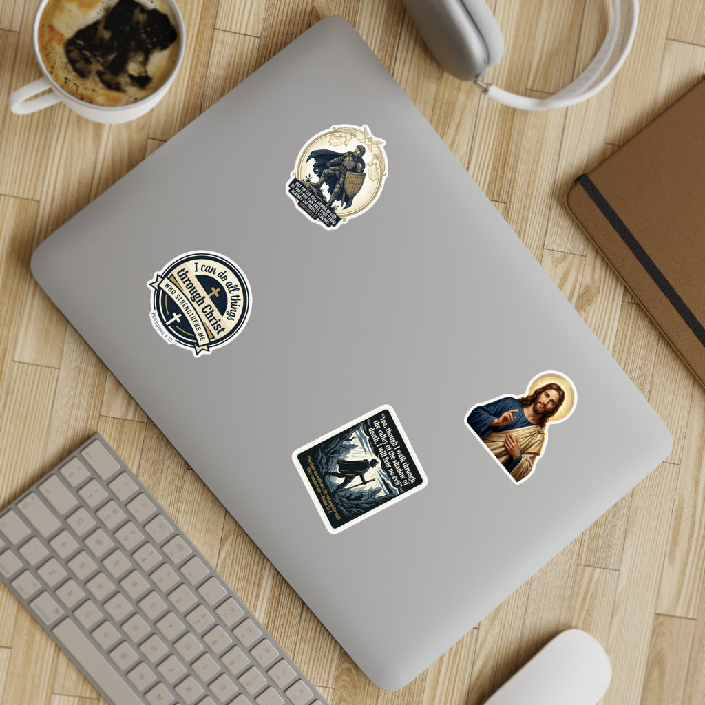 Christian Faith Scripture Graphics - Vinyl Sticker Sheets