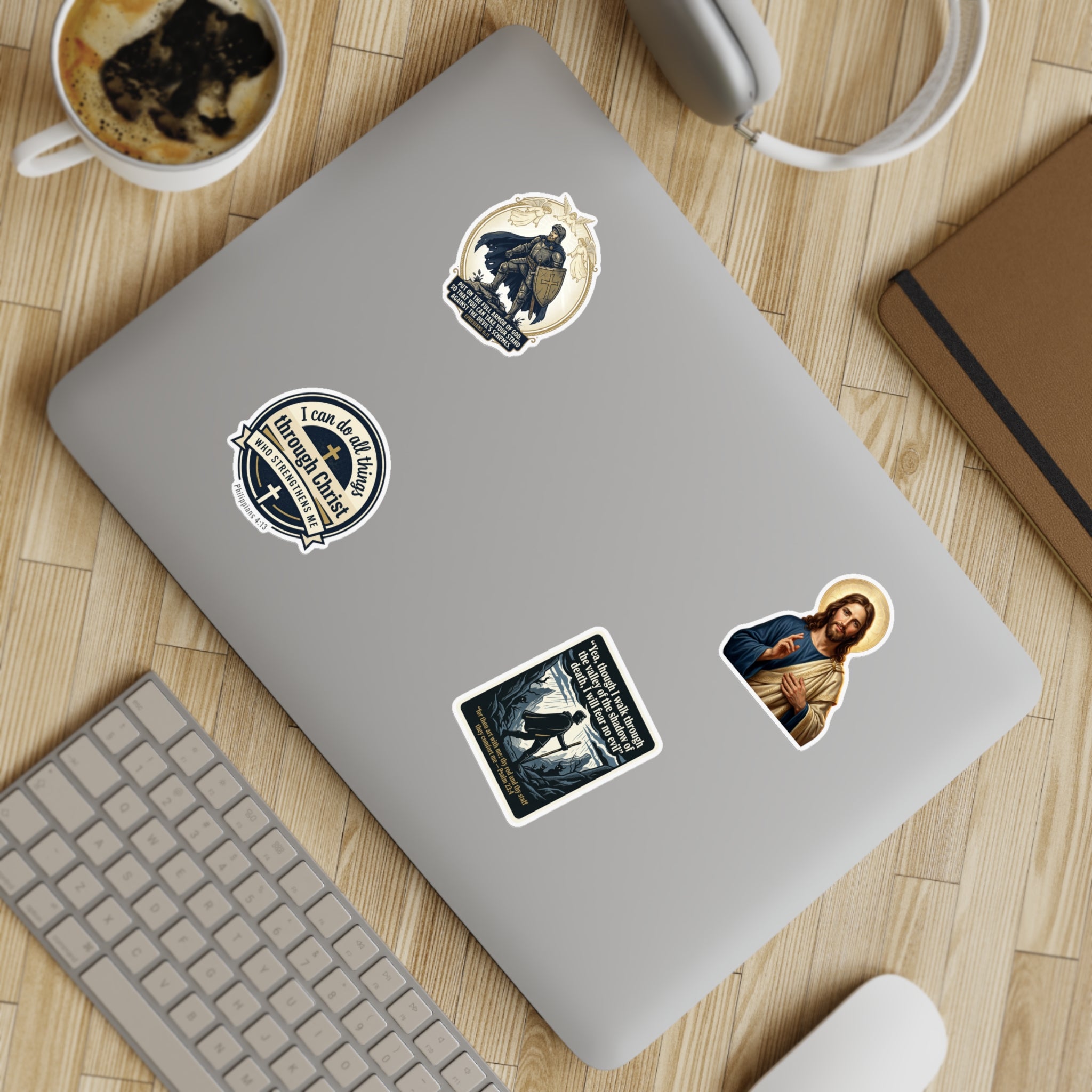 Christian Faith Scripture Graphics - Vinyl Sticker Sheets
