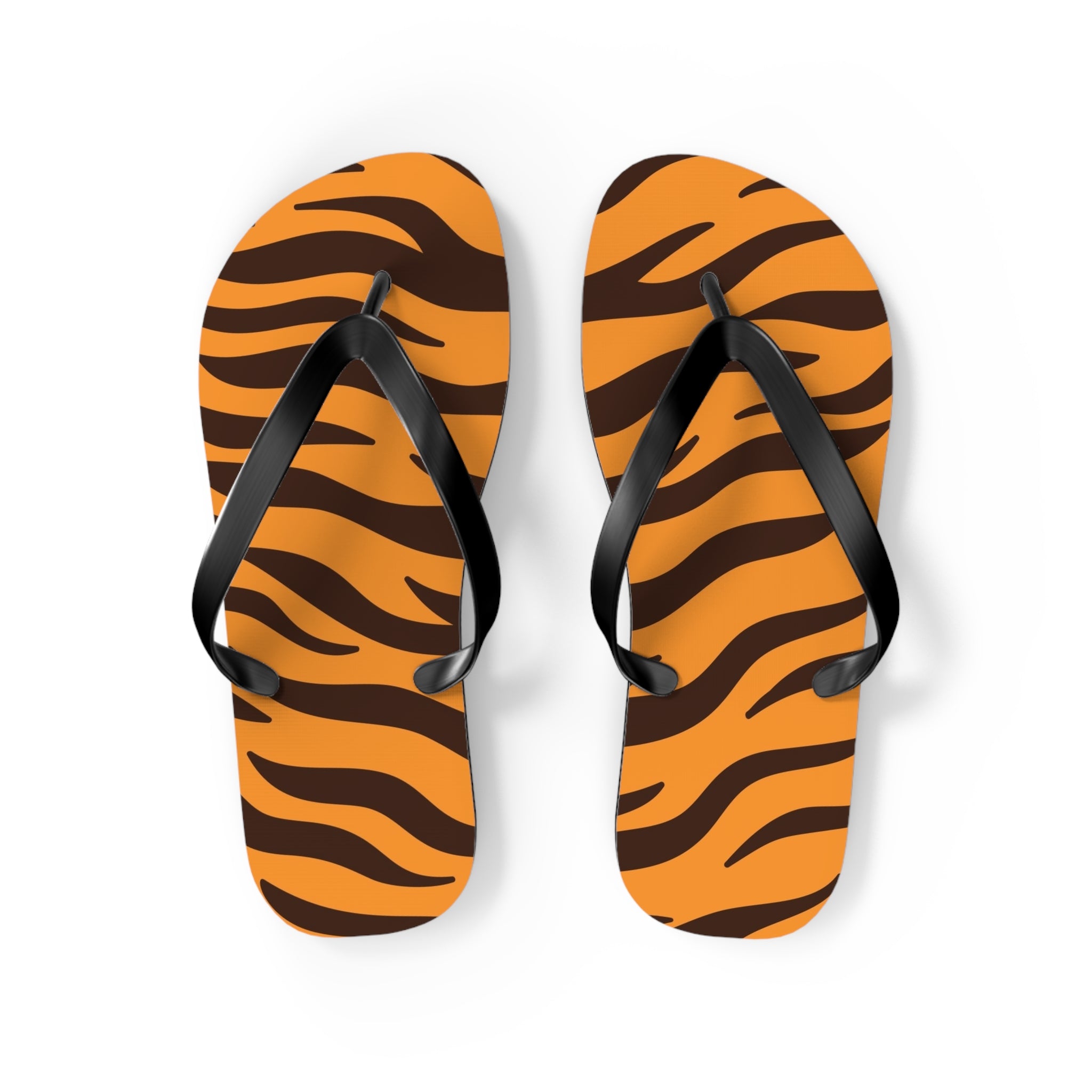 Tiger Stripe Flip Flops