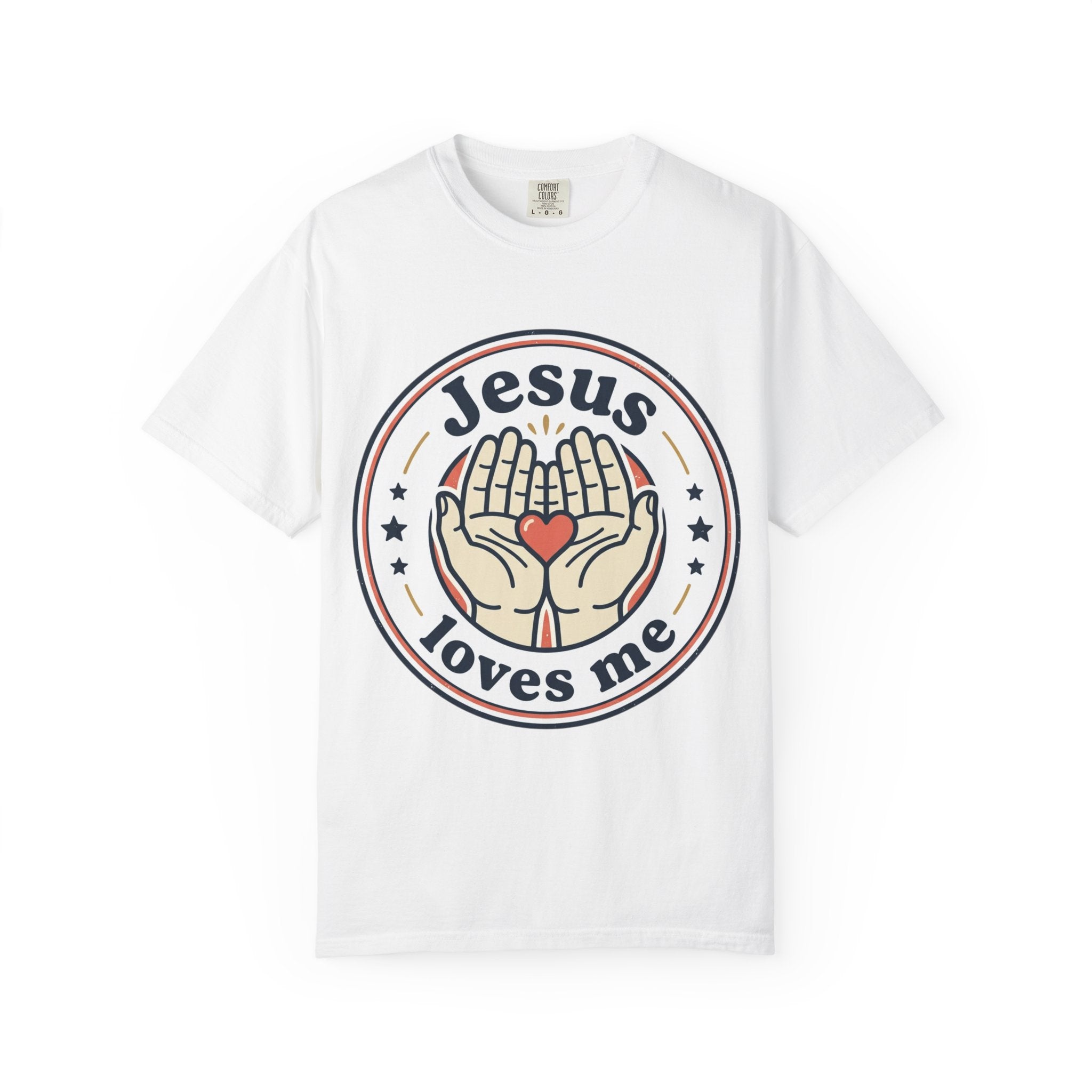 Unisex Garment-Dyed T-shirt | Jesus Loves Me Graphic