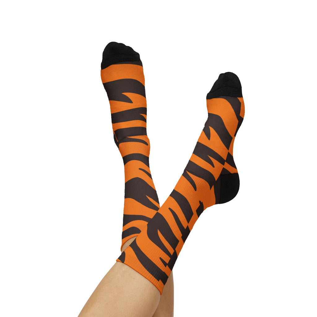 Tiger Stripe Sublimation Socks