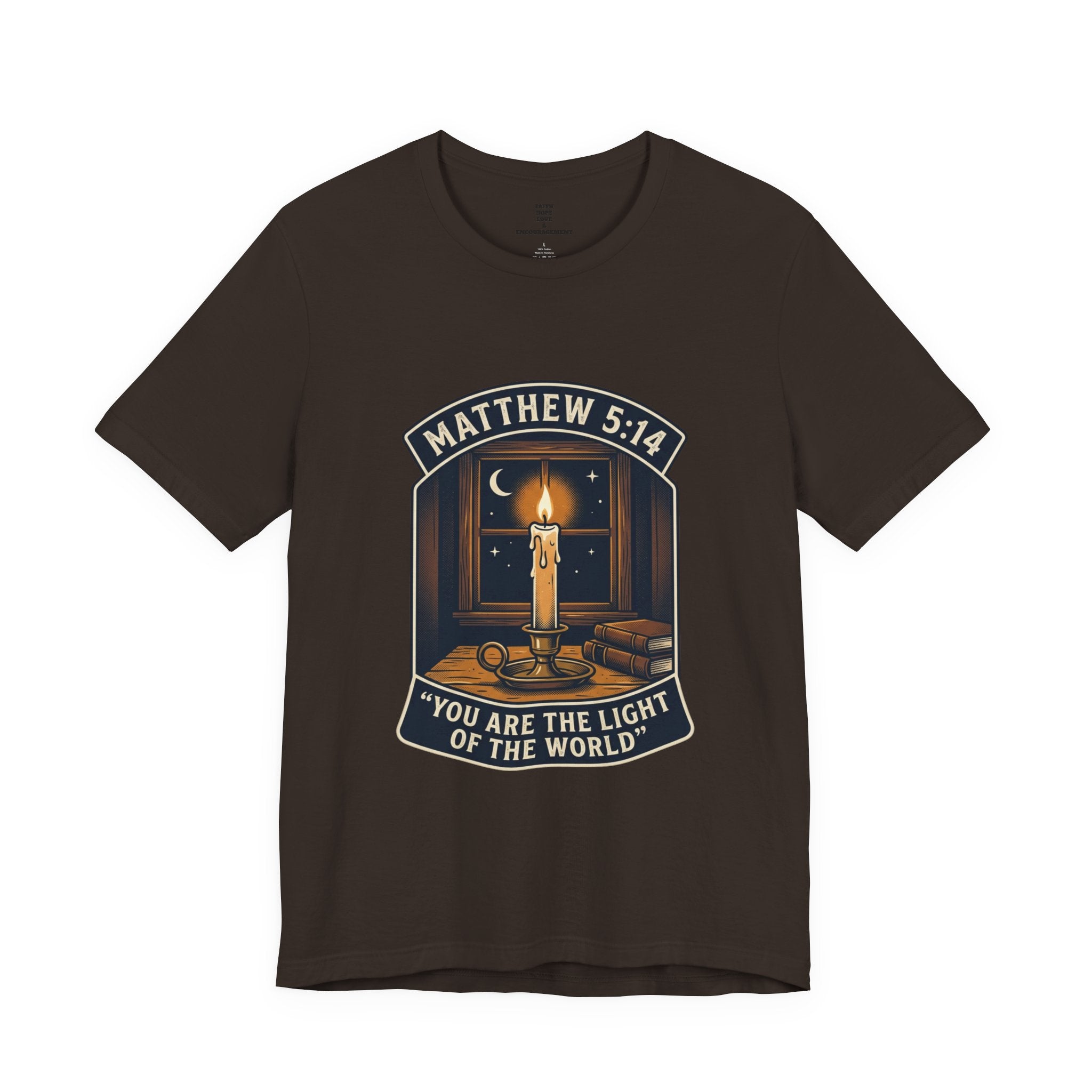 "You Are the Light of the World" Christian Tee  — Unisex Jersey Short Sleeve Tee