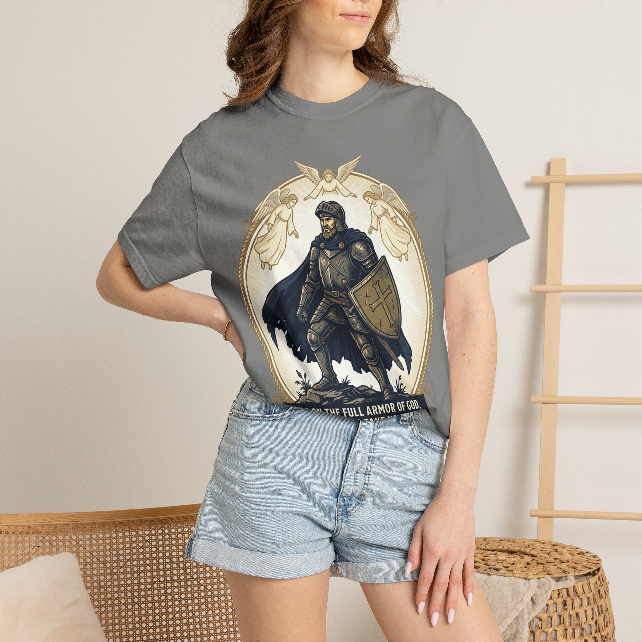 Armor of God T-Shirt -  Unisex Garment-Dyed Tee