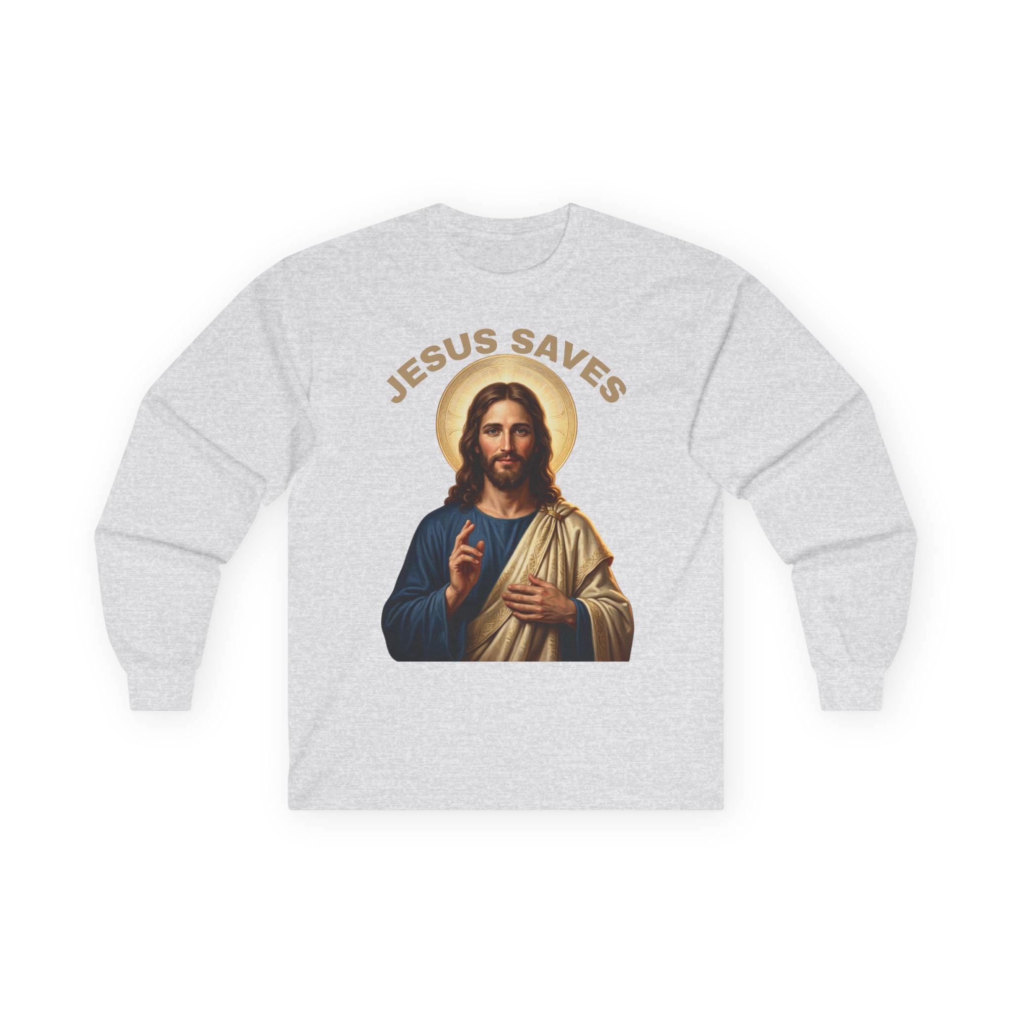 Jesus Saves Unisex Ultra Cotton Long Sleeve Tee