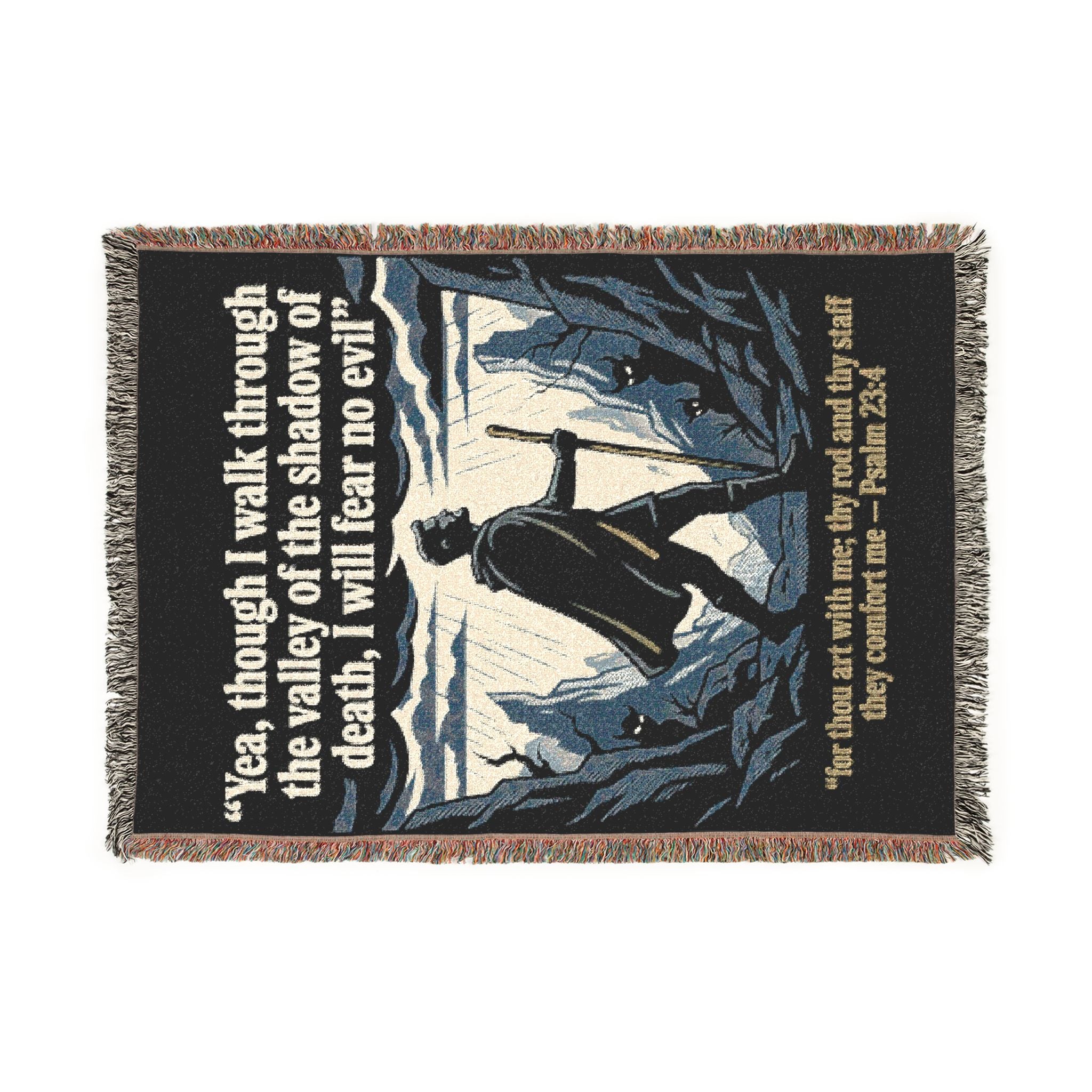 "I Can Do All Things Through Christ" - Woven Blanket