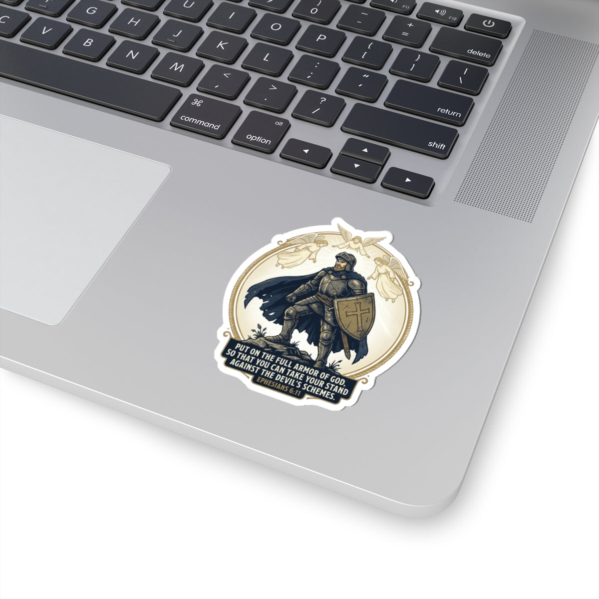 "Put On The Full Armor Of God" Scripture Graphic — Kiss-Cut Vinyl Sticker