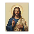 Jesus Portrait - Matte Stretched Canvas Print