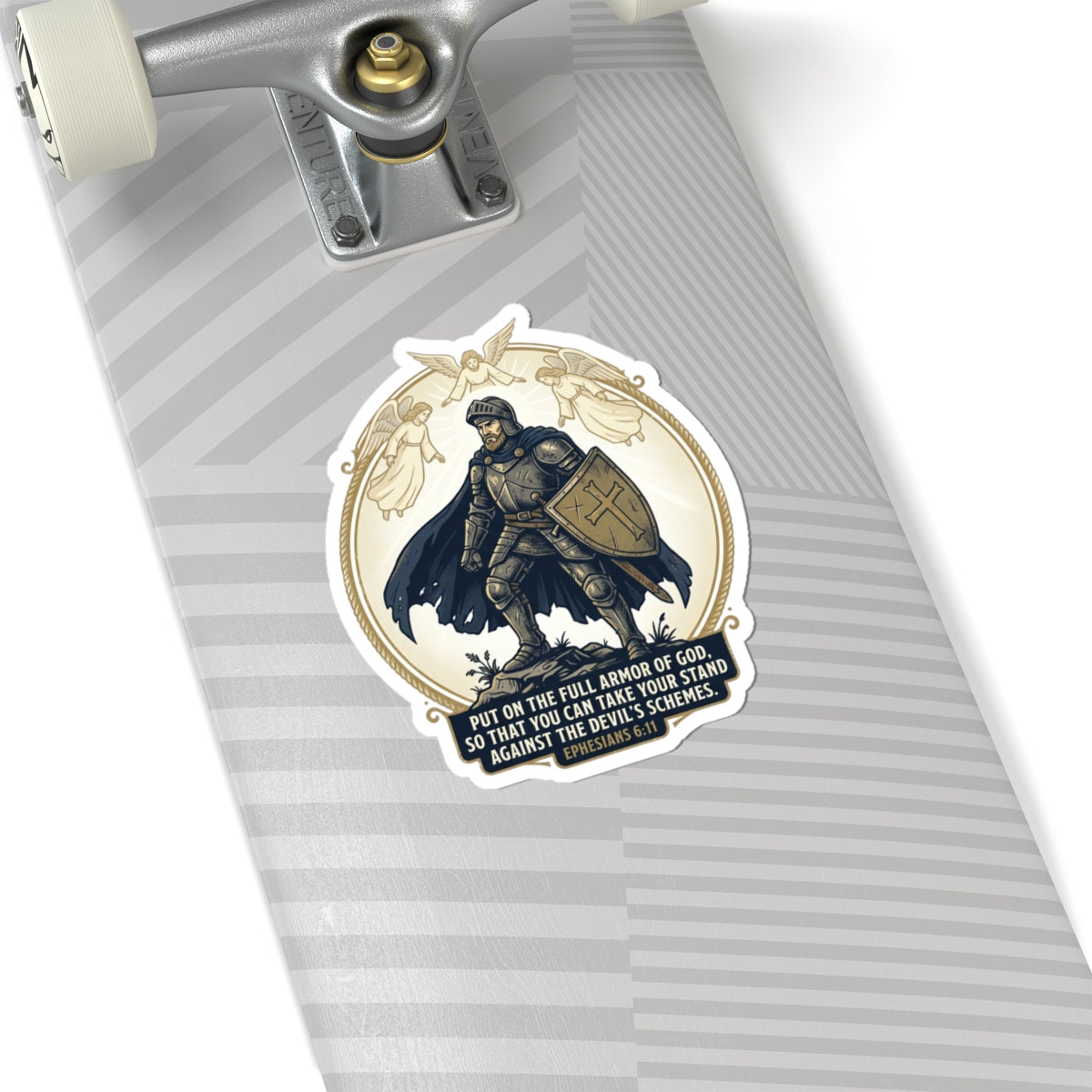 "Put On The Full Armor Of God" Scripture Graphic — Kiss-Cut Vinyl Sticker