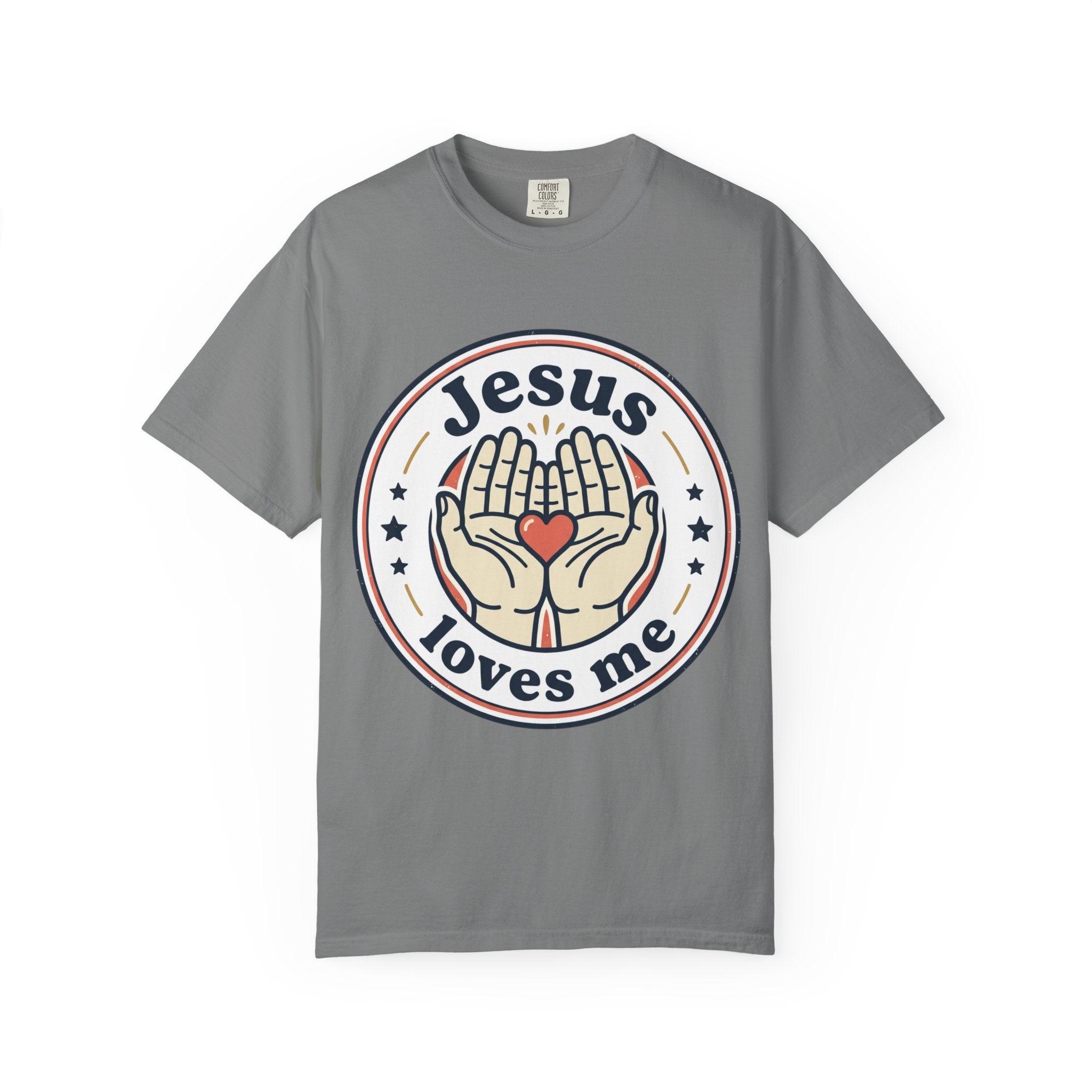 Unisex Garment-Dyed T-shirt | Jesus Loves Me Graphic
