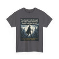 Psalm 23 'I Will Fear No Evil' Scripture Graphic - Unisex Heavy Cotton Tee