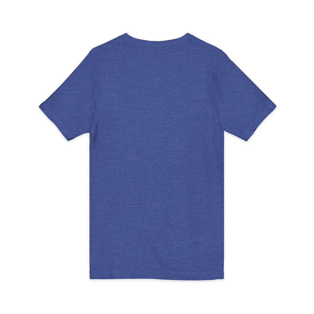 "Yea, though I walk... I will fear no evil" - Unisex Jersey Sleeve V-Neck Tee