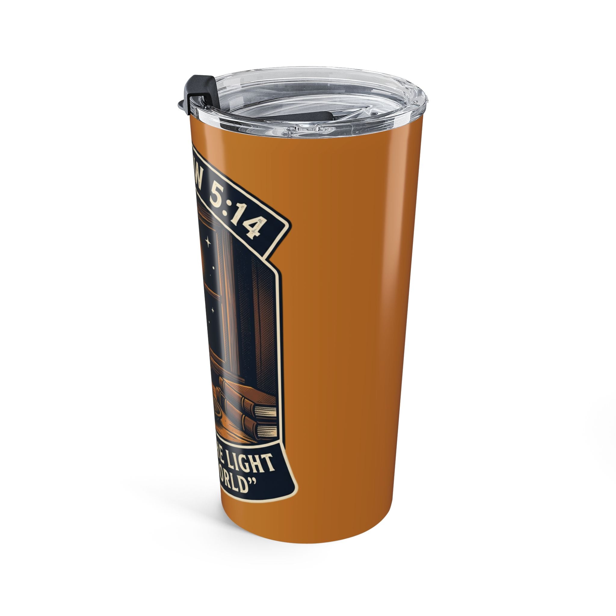 Matthew 5:14 Graphic —  20oz Stainless Steel Tumbler