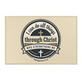"I Can Do All Things Through Christ"(Philippians 4:13) Area Rug