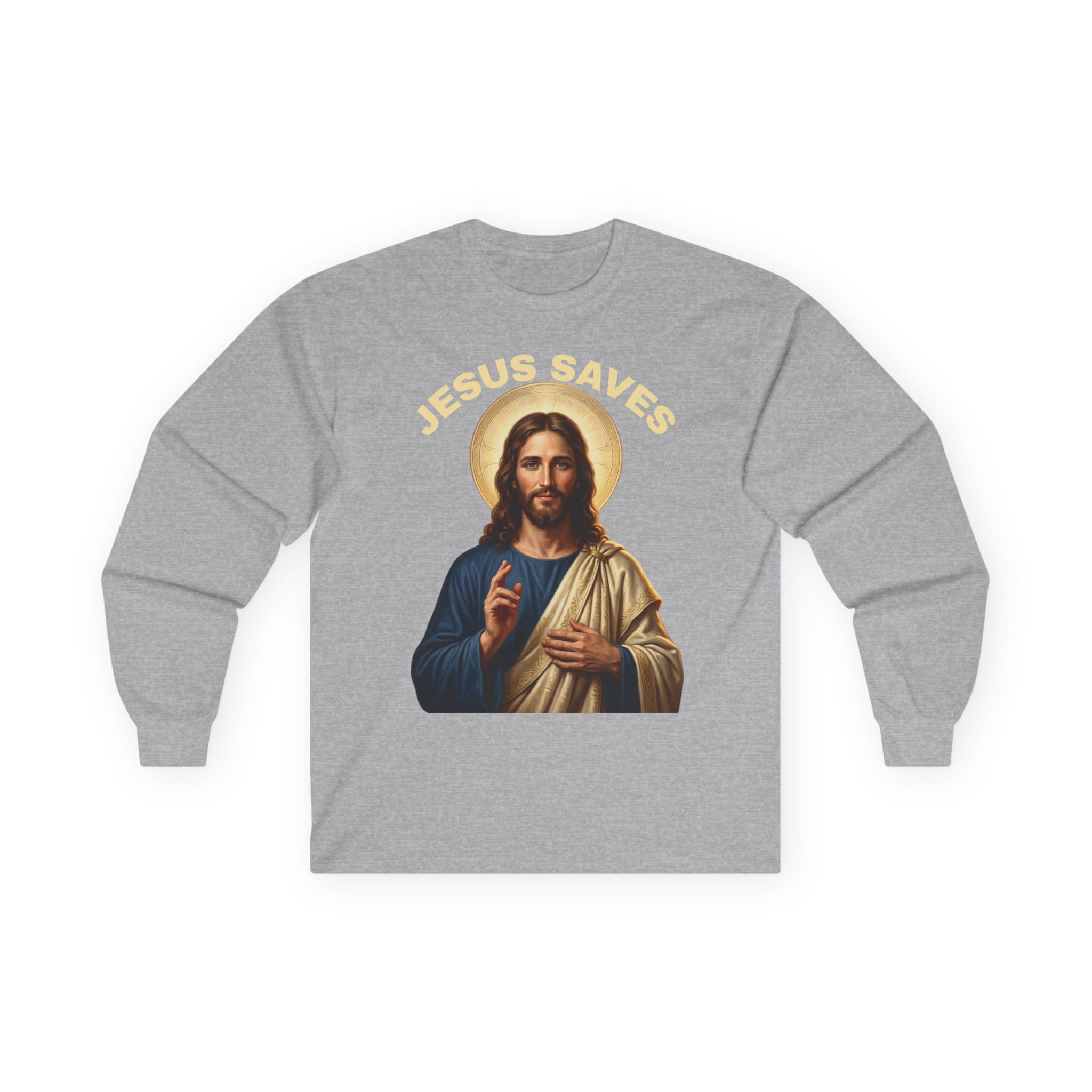 Jesus Saves Unisex Ultra Cotton Long Sleeve Tee