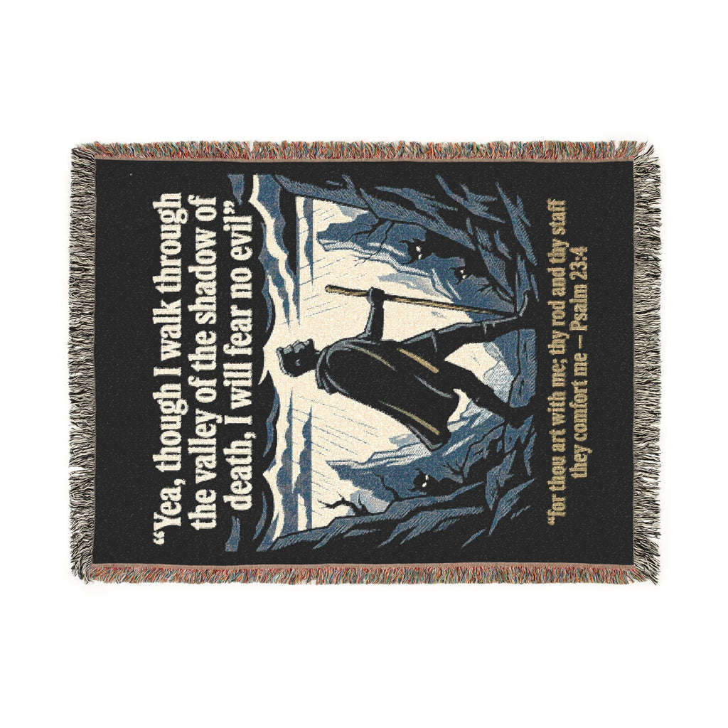 "I Can Do All Things Through Christ" - Woven Blanket