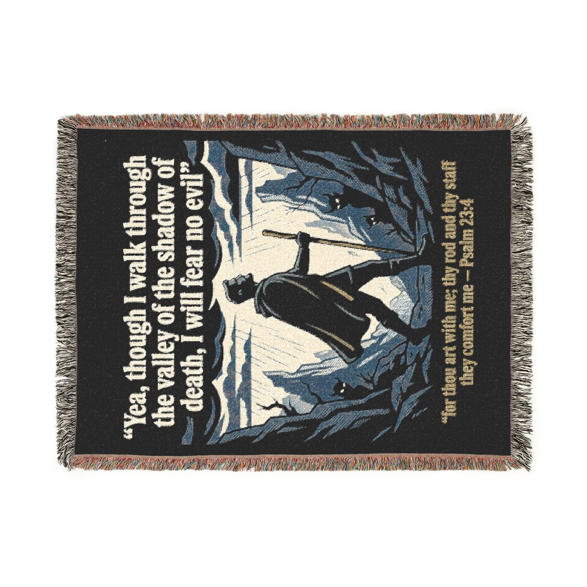 "I Can Do All Things Through Christ" - Woven Blanket