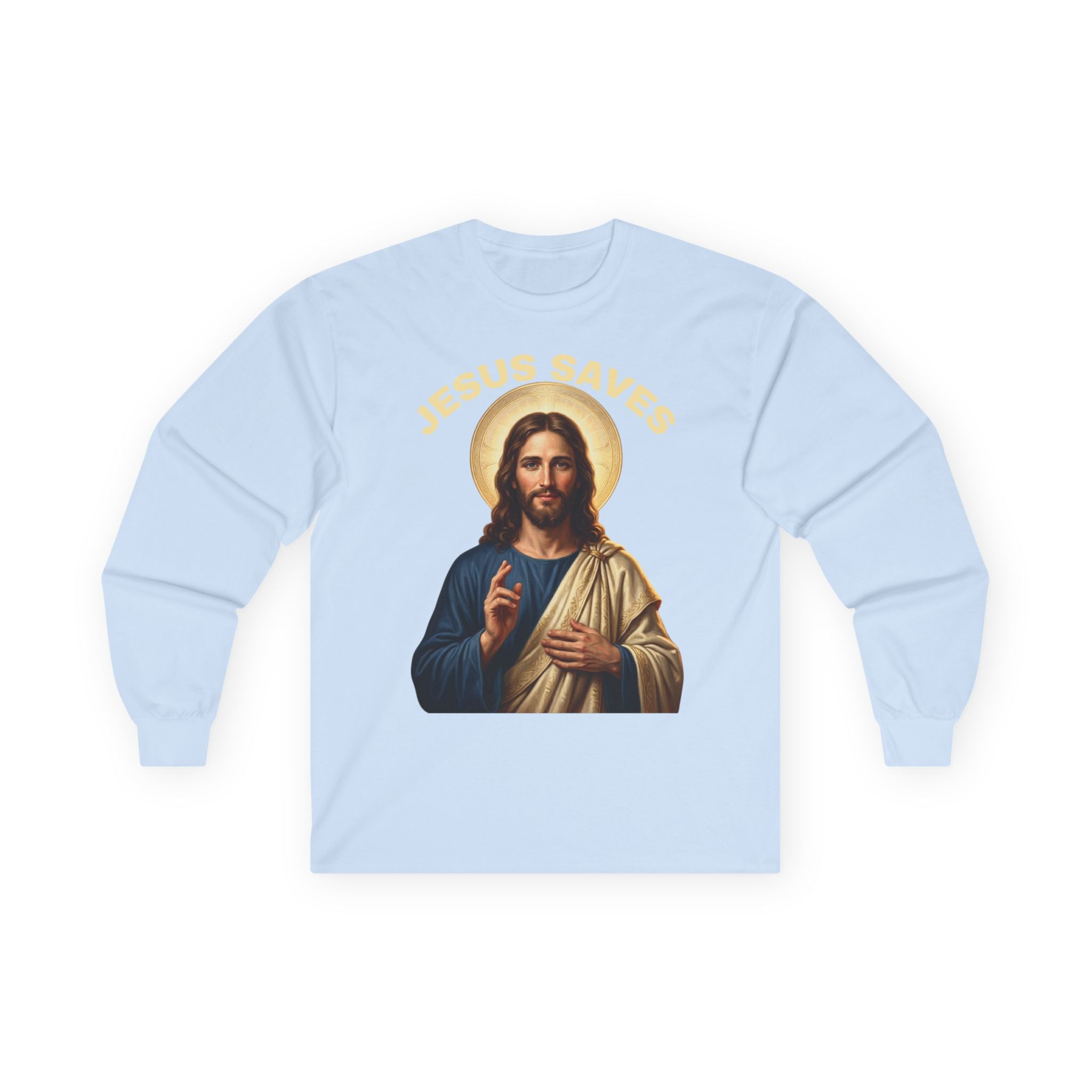Jesus Saves Unisex Ultra Cotton Long Sleeve Tee