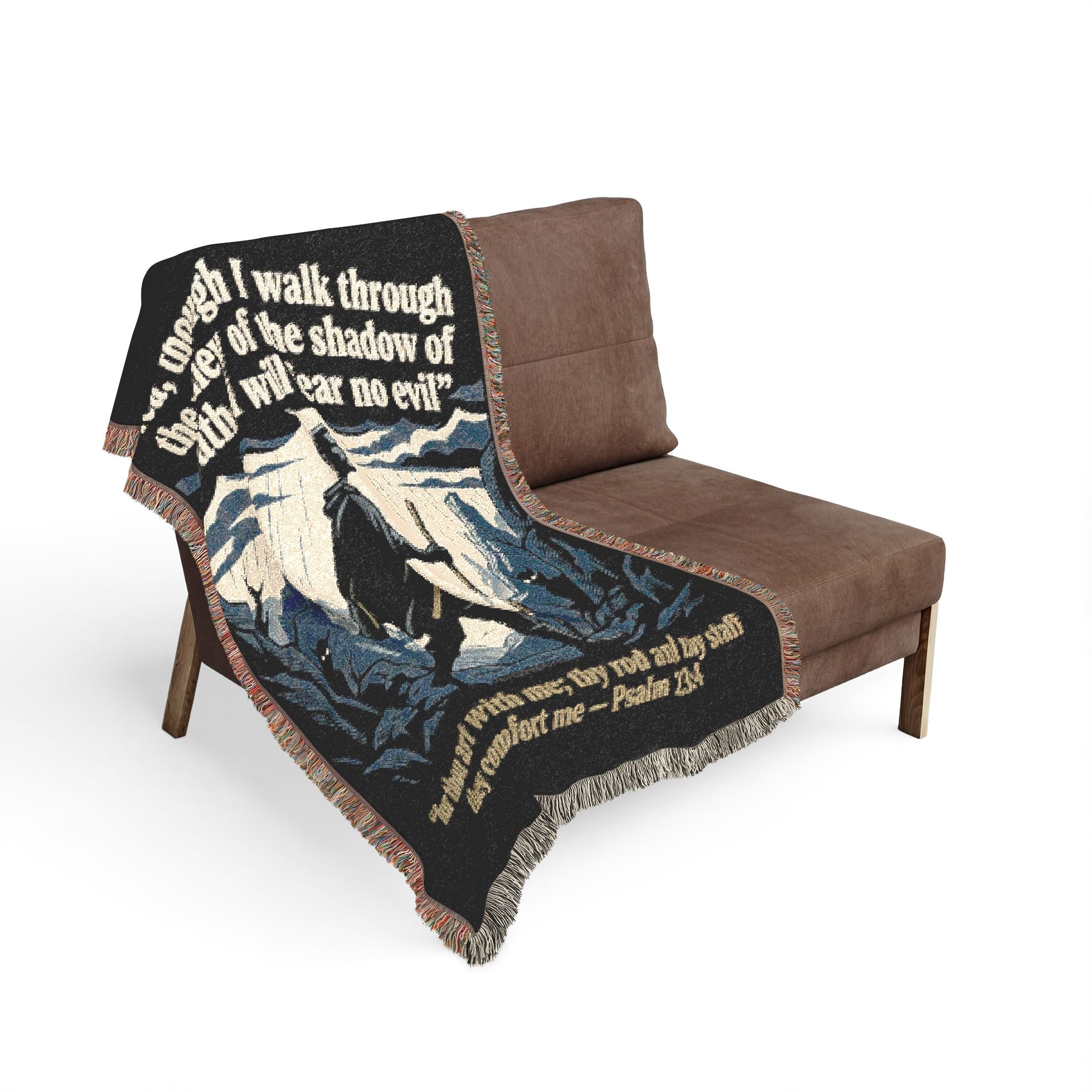 "I Can Do All Things Through Christ" - Woven Blanket