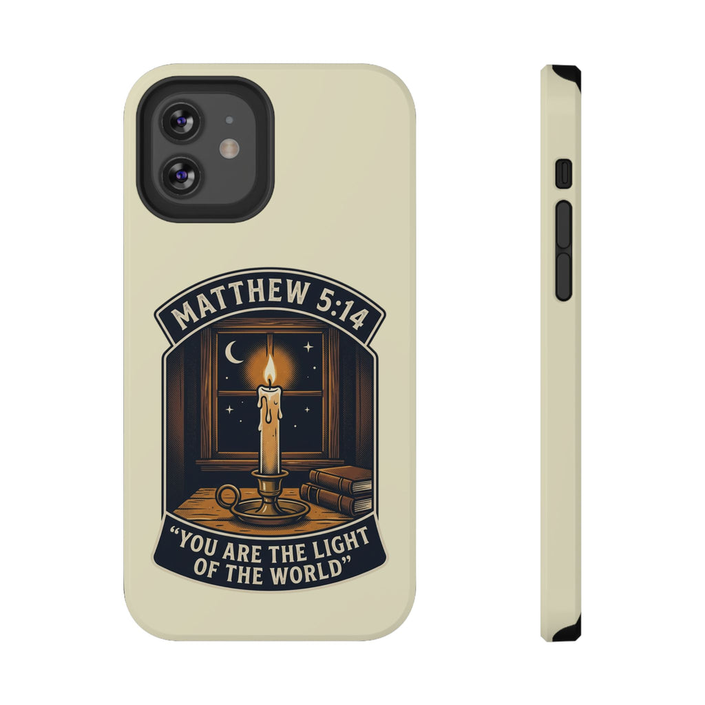 Matthew 5:14 'You Are the Light of the World'  - iPhone Impact Case Selection
