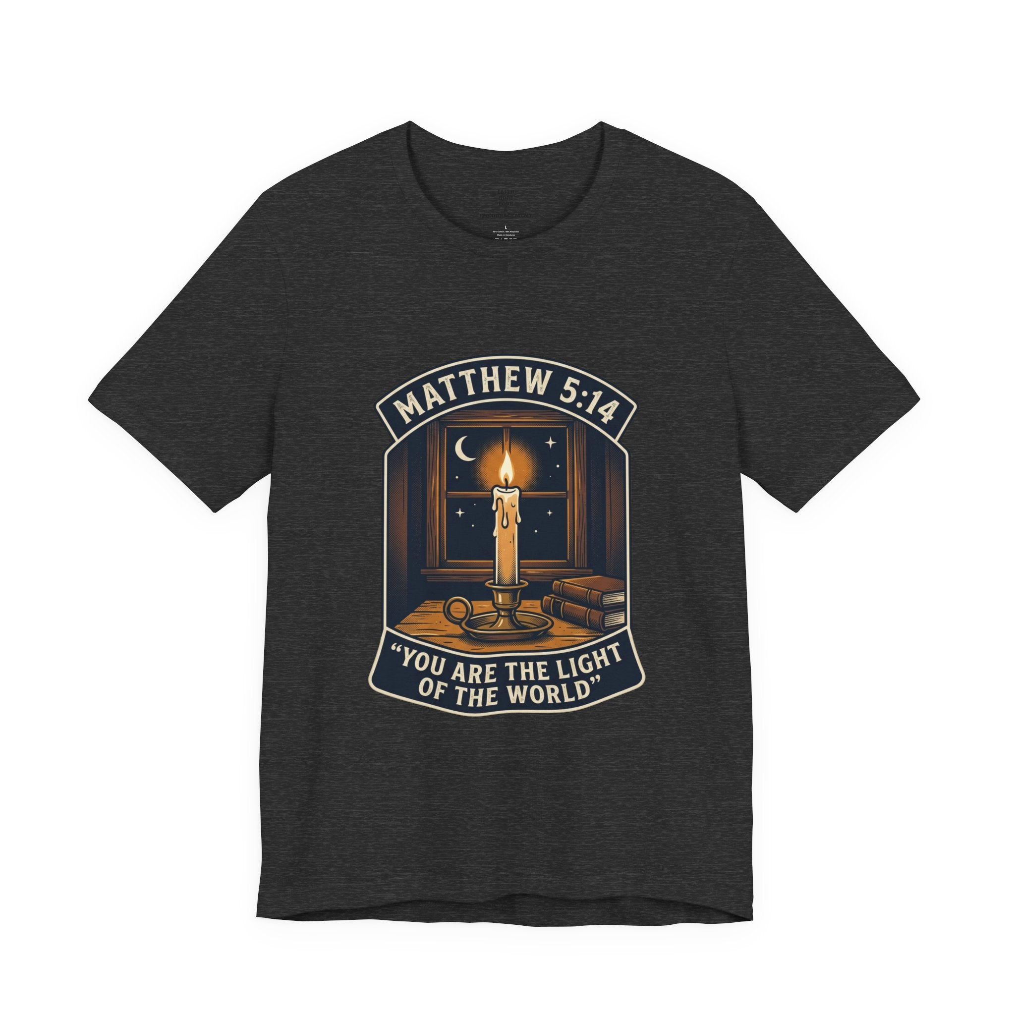 "You Are the Light of the World" Christian Tee  — Unisex Jersey Short Sleeve Tee