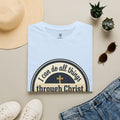 "I Can Do All Things Through Christ" Inspirational Faith Tee — Women's Soft Cotton T-Shirt