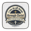 "I Can Do All Things Through Christ" Scripture Graphic — 2-piece Car Sun Shades
