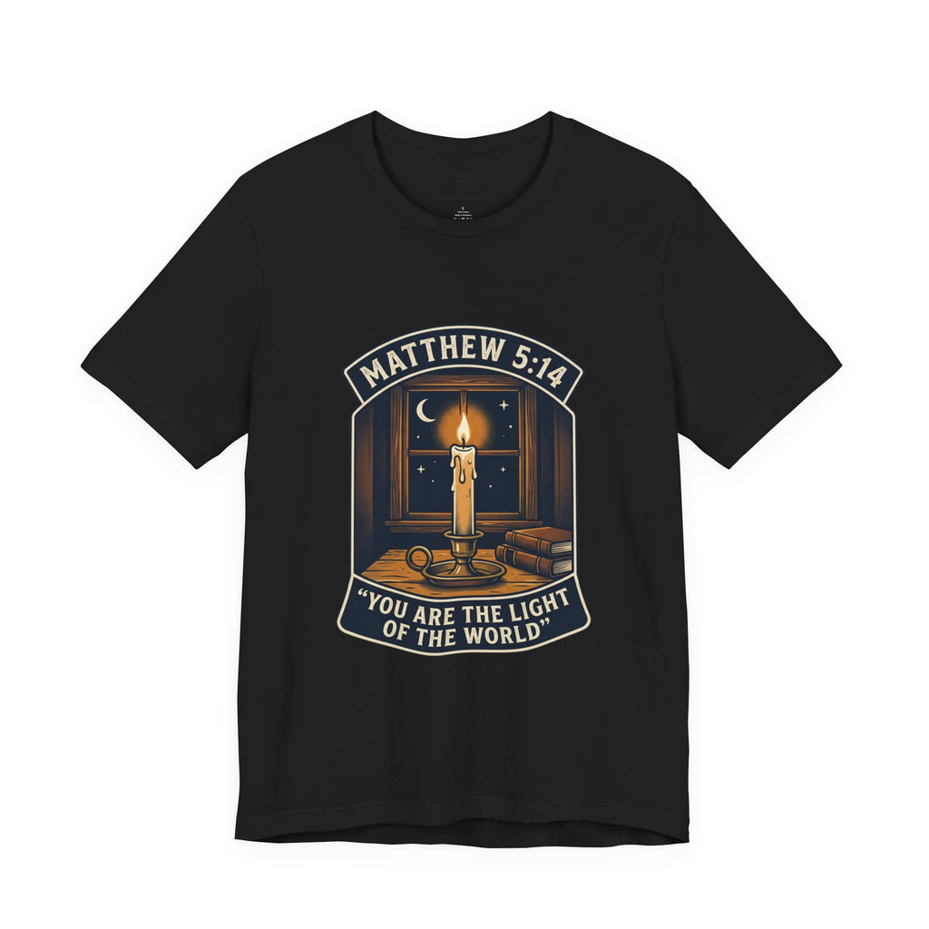 "You Are the Light of the World" Christian Tee  — Unisex Jersey Short Sleeve Tee