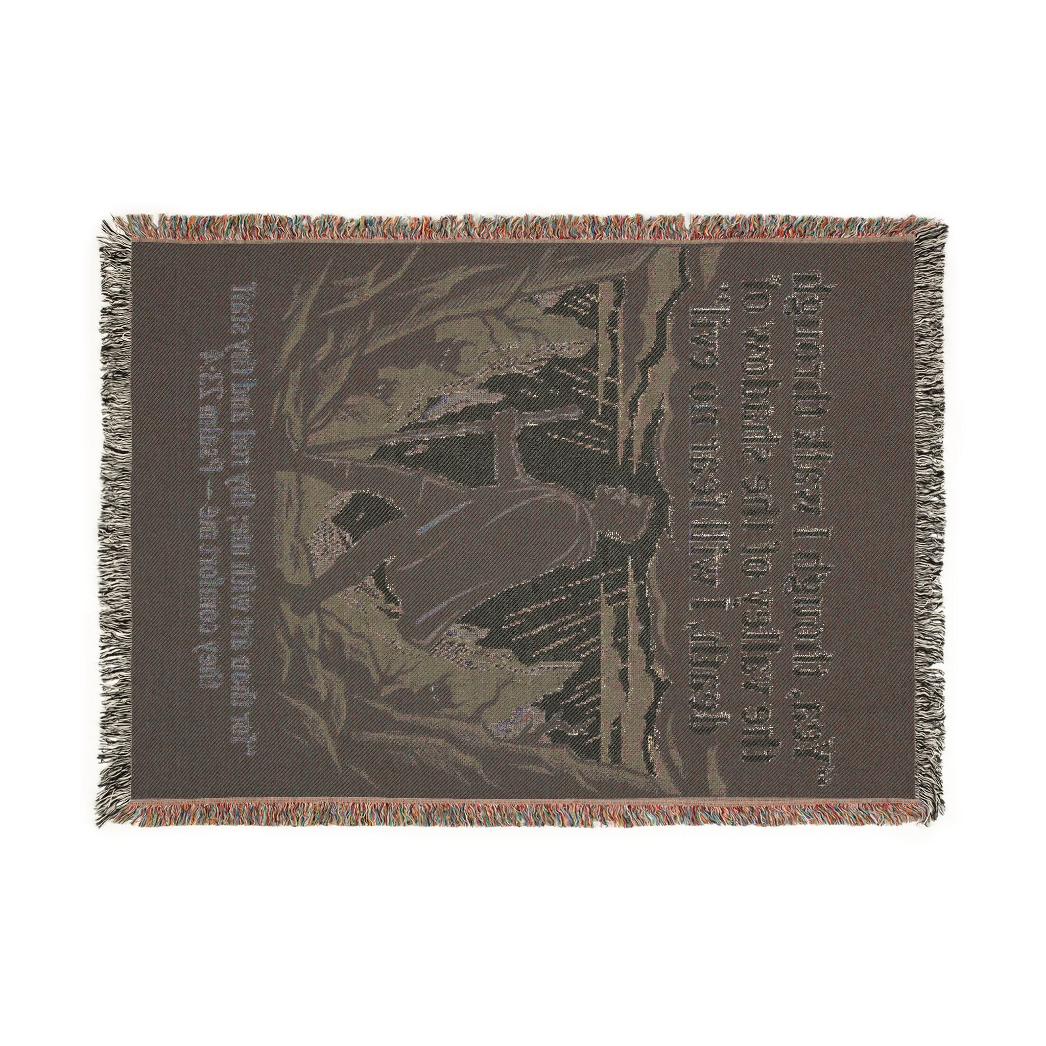 "I Can Do All Things Through Christ" - Woven Blanket